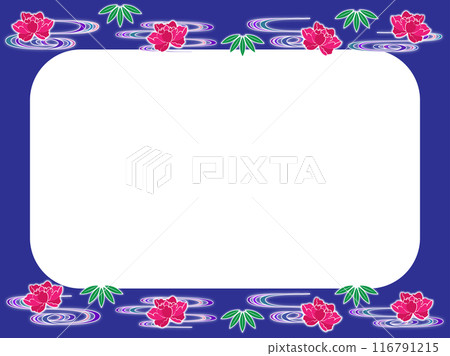Okinawa pattern, Bingata frame Okinawa pattern, Bingata frame 116791215