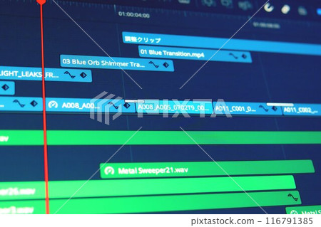 Video production and editing software Video production and editing software 116791385