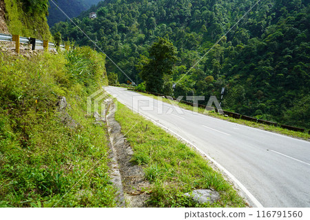 Step Wise road in Sikkim 116791560