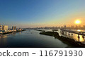 Rainbow Bridge and Tokyo Bay in Odaiba 116791930
