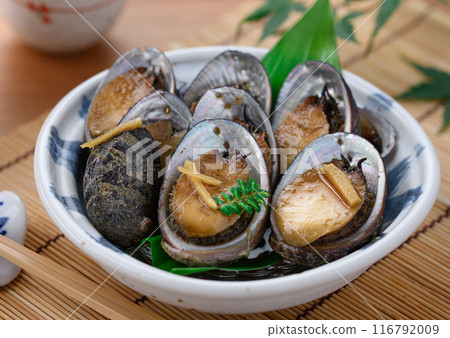 Boiled tokobushi (flowing fish) (softer and more plump than abalone) 116792009