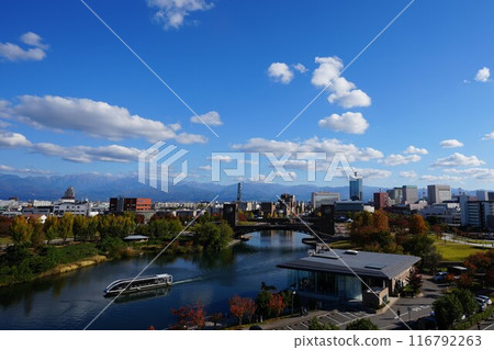 富山縣富山市富岩運河環水公園及遊船 116792263