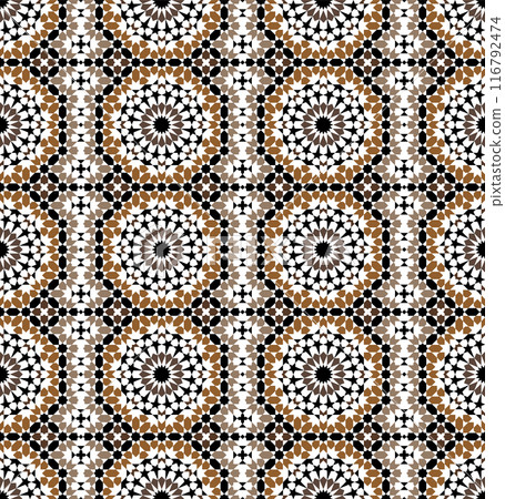 Seamless geometric ornament based on traditional islamic art Seamless geometric ornament based on traditional islamic art 116792474