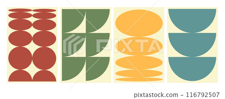 Brutal contemporary figure. Naive playful abstract shapes backgrounds. Geometric posters in trendy retro brutalist style. Swiss design aesthetic. Brutal contemporary figure. Naive playful abstract shapes backgrounds. Geometric posters in trendy retro brutalist style. Swiss design aesthetic. 116792507