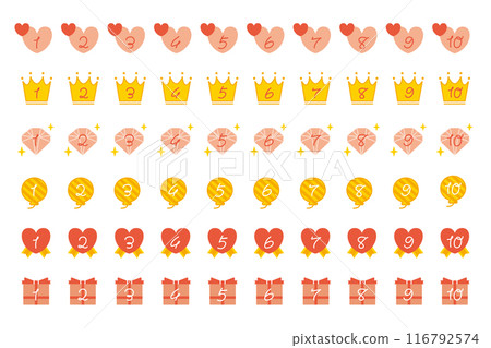 Girly Icon Set Pink Girly Icon Set Pink 116792574