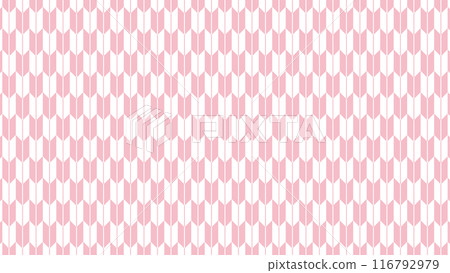 Yagasuri background vector material Japanese style pink 116792979