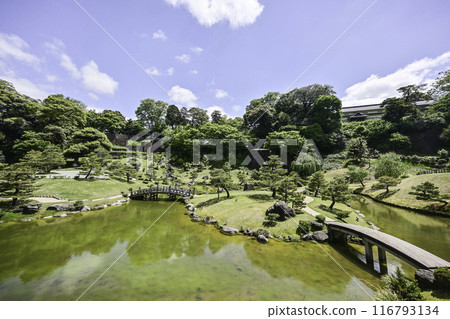綠意盎然的金澤城玉泉院丸庭園 116793134