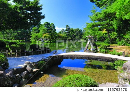 [Ishikawa Prefecture] Kenrokuen Garden in sunny weather 116793578