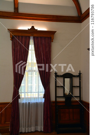 Interior of the stately Western-style building from the Meiji period, the Former Hakodate Ward Public Hall 116793786