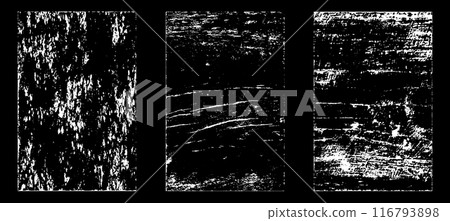 Black and white grunge. Distress overlay texture. Abstract surface dust and rough dirty wall background concept. Distress illustration simply place over object to create grunge effect. Vector EPS10. Black and white grunge. Distress overlay texture. Abstract surface dust and rough dirty wall background concept. Distress illustration simply place over object to create grunge effect. Vector EPS10. 116793898