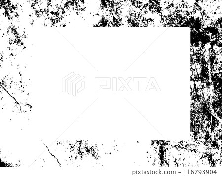 Black and white grunge. Distress overlay texture. Abstract surface dust and rough dirty wall background concept. Distress illustration simply place over object to create grunge effect. Vector EPS10. 116793904