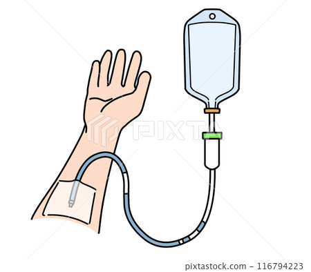 Air in the infusion route Air in the infusion route 116794223