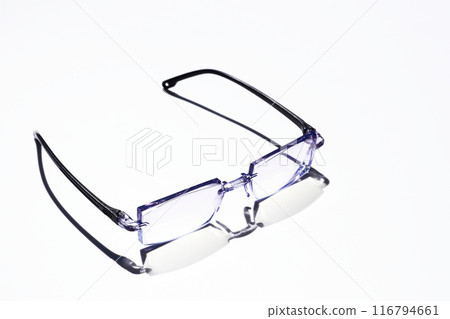 Glasses to improve vision on white 116794661