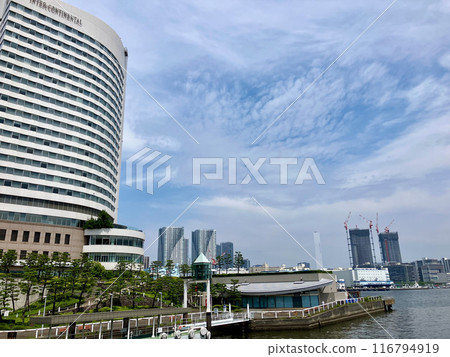 東京灣_竹芝客船碼頭_從日之出碼頭一側看到的竹芝小船碼頭 東京灣_竹芝客船碼頭_從日之出碼頭一側看到的竹芝小船碼頭 116794919