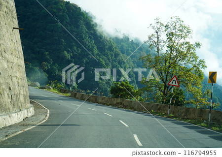 Road and Greenery Nature of Himalayan Range Village Road and Greenery Nature of Himalayan Range Village 116794955