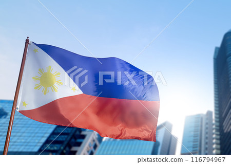 The Philippines flag flying 116794967