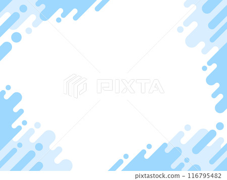 向右上升的淺藍色波浪線框 116795482