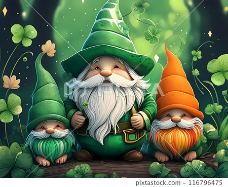 three irish gnomes three irish gnomes 116796475