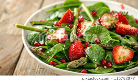 Spinach, Strawberry, and Asparagus Salad Spinach, Strawberry, and Asparagus Salad 116798077