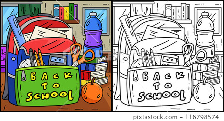 First Day of School Back to School Bag First Day of School Back to School Bag 116798574
