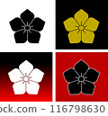 Kato Kiyomasa family crest, bellflower crest 116798630