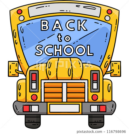 First Day of School Back to School Bus Clipart 116798696