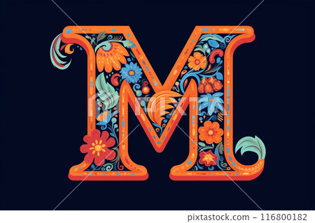 Letter m. Learning the alphabet. 116800182