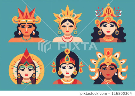 Dussehra festival. Indian customs and traditions. 116800364