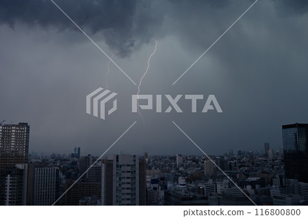 Torrential rain and thunder Torrential rain and thunder 116800800