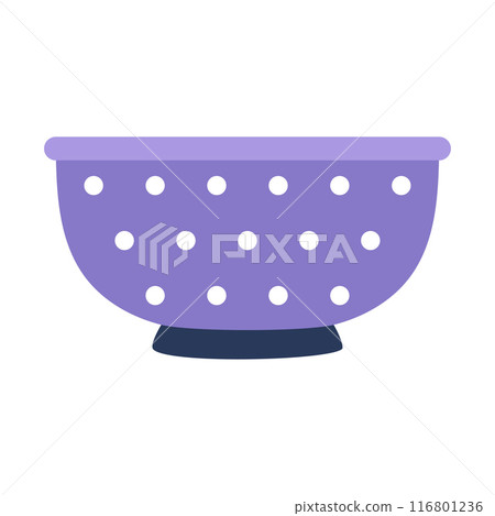 colander isolated on white 116801236