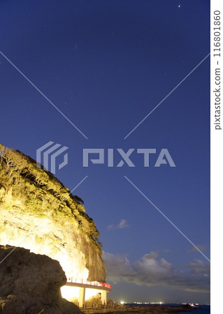Enoshima night and starry sky Kanagawa Prefecture Tourism Enoshima night and starry sky Kanagawa Prefecture Tourism 116801860