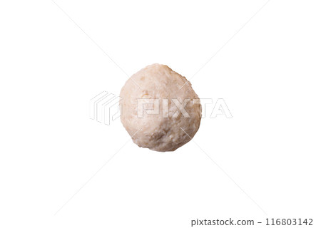Delicious healthy steamed chicken cutlets or minced meatballs Delicious healthy steamed chicken cutlets or minced meatballs 116803142