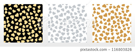 Set of abstract geometric patterns. Seamless vector backgrounds. Colored ornaments Graphic modern patterns Simple lattice graphic design Set of abstract geometric patterns. Seamless vector backgrounds. Colored ornaments Graphic modern patterns Simple lattice graphic design 116803826