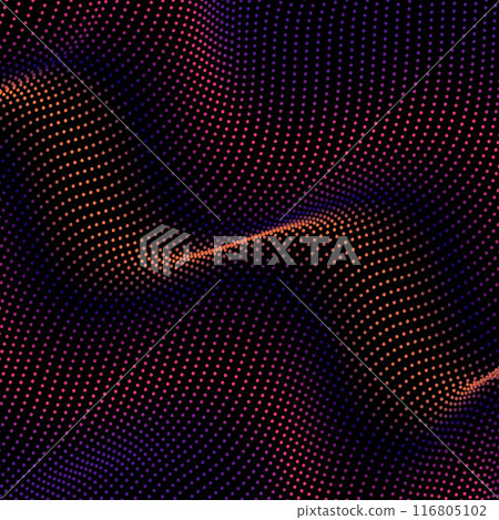 abstract backgrounds with halftone pattern in neon colors 116805102