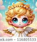 Cute child angel 116805533