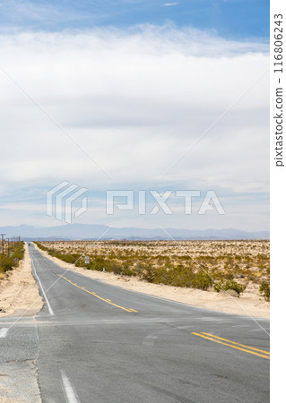 Perspective of a road 116806243