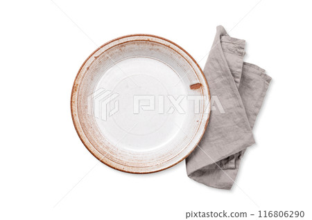 Empty plate, mockup for a delicious meal Empty plate, mockup for a delicious meal 116806290