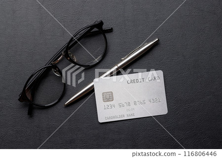 Credit card on office table Credit card on office table 116806446
