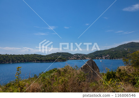 Croatia. Beautiful nature and landscape. A perfect summer holidays travel destination.   116806546