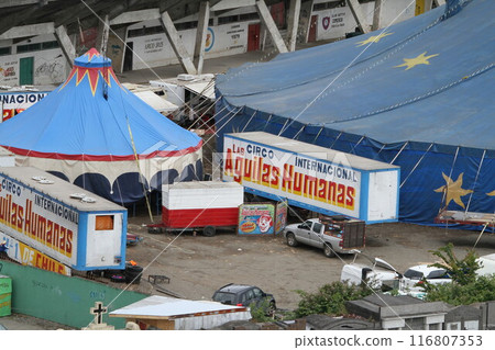 Circus in Castro on Chiloe Island, Chile Circus in Castro on Chiloe Island, Chile 116807353