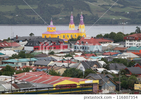 Castro on Chiloe Island, Chile Castro on Chiloe Island, Chile 116807354