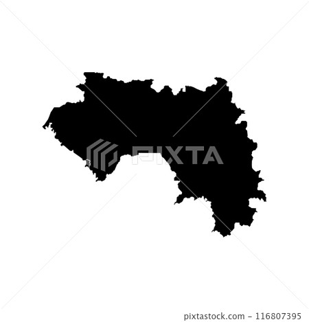 Guinea map icon 116807395