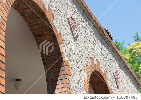 橫濱市山手區西式建築的入口 116807485