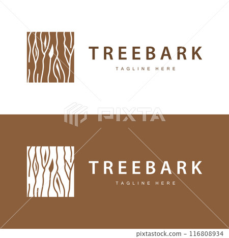 Wood logo design structure layers forest tree bark vector template Wood logo design structure layers forest tree bark vector template 116808934