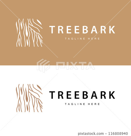 Wood logo design structure layers forest tree bark vector template Wood logo design structure layers forest tree bark vector template 116808940