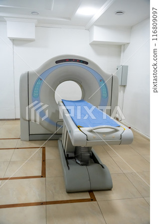 MRI apparatus in the room in a clinic MRI apparatus in the room in a clinic 116809097