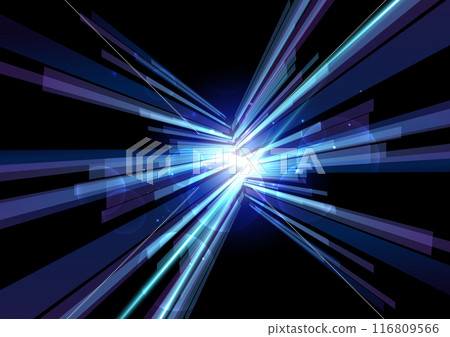 Blue digital cyber image 116809566