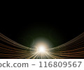 Gold digital technology background 116809567