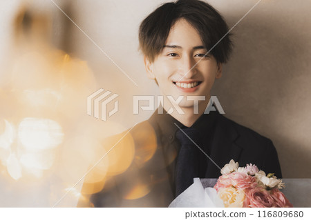 穿黑西裝的男人 116809680