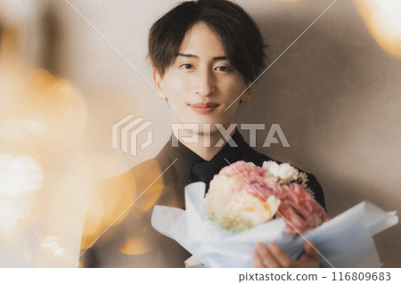 Man in black suit Man in black suit 116809683